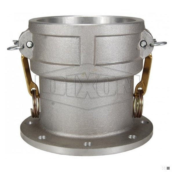 Global Cam and Groove Coupling, 6 in Nominal, Coupler x ANSI Flange End Style, 356T6 Aluminum